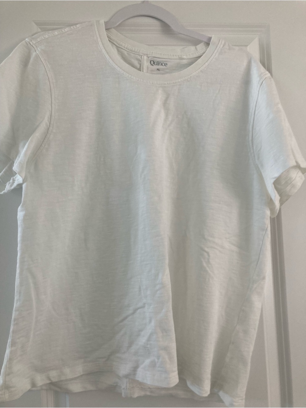 Quince White Crewneck Tee